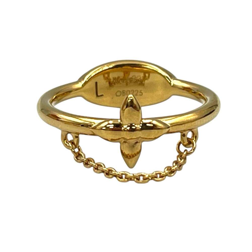 LOUIS VUITTON Gold Pearl Ring - Picture 5 of 10